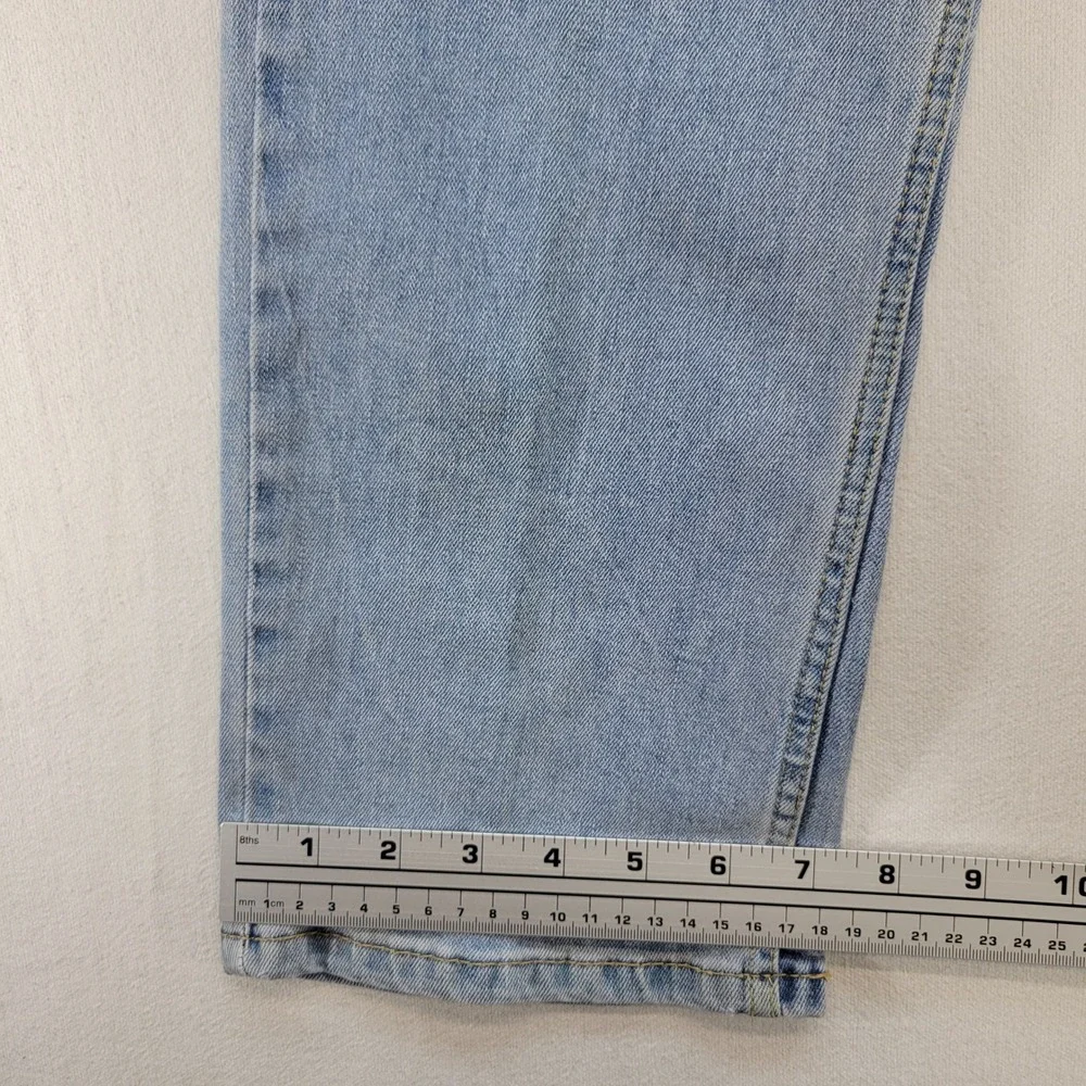 Levi's 514 Straight Jeans Mens 32x30 Light Wash Classic Stretch Denim